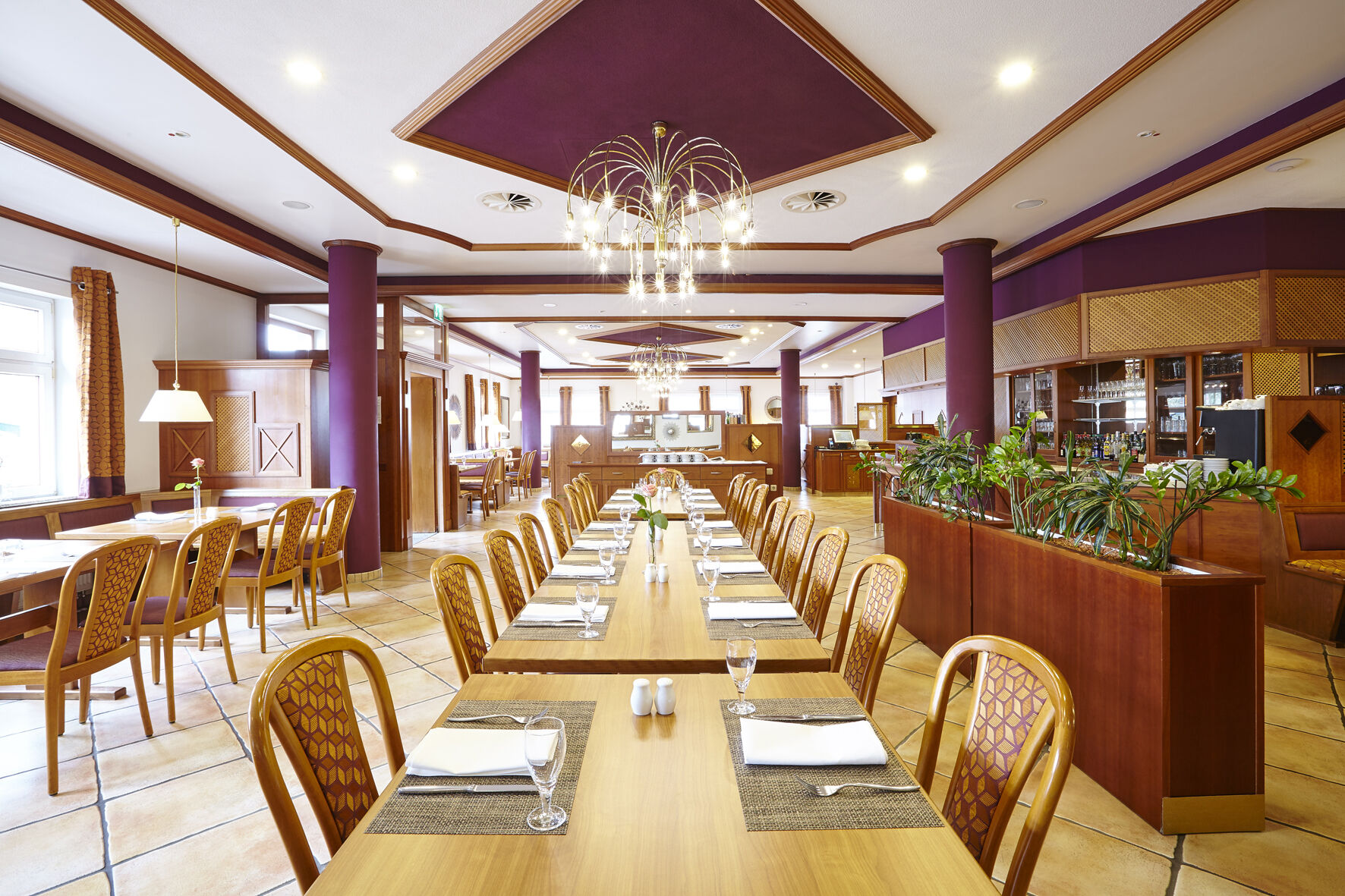 Trans World Hotel Columbus Зеліґенштадт Ресторан фото