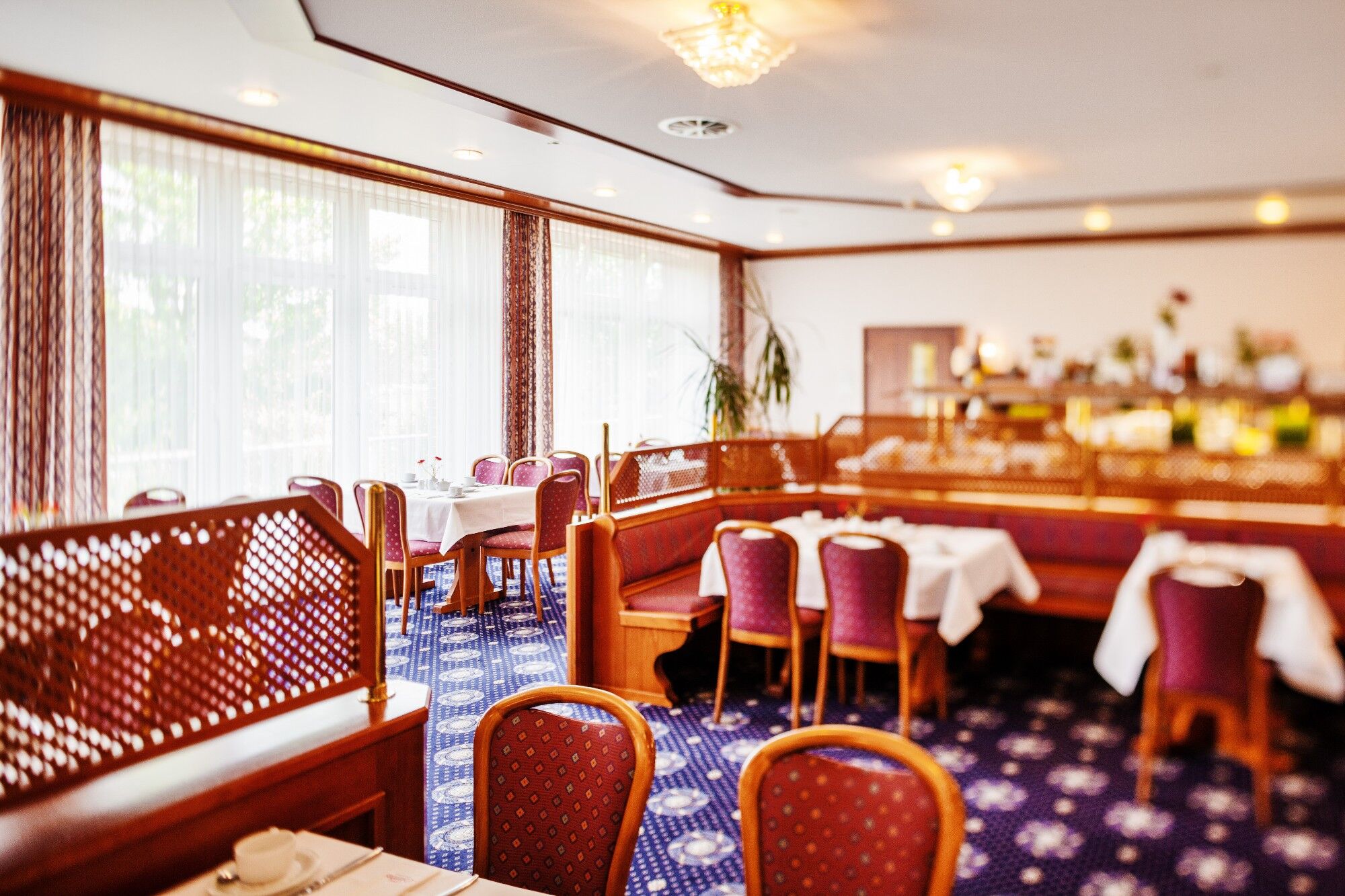 Trans World Hotel Columbus Зеліґенштадт Ресторан фото
